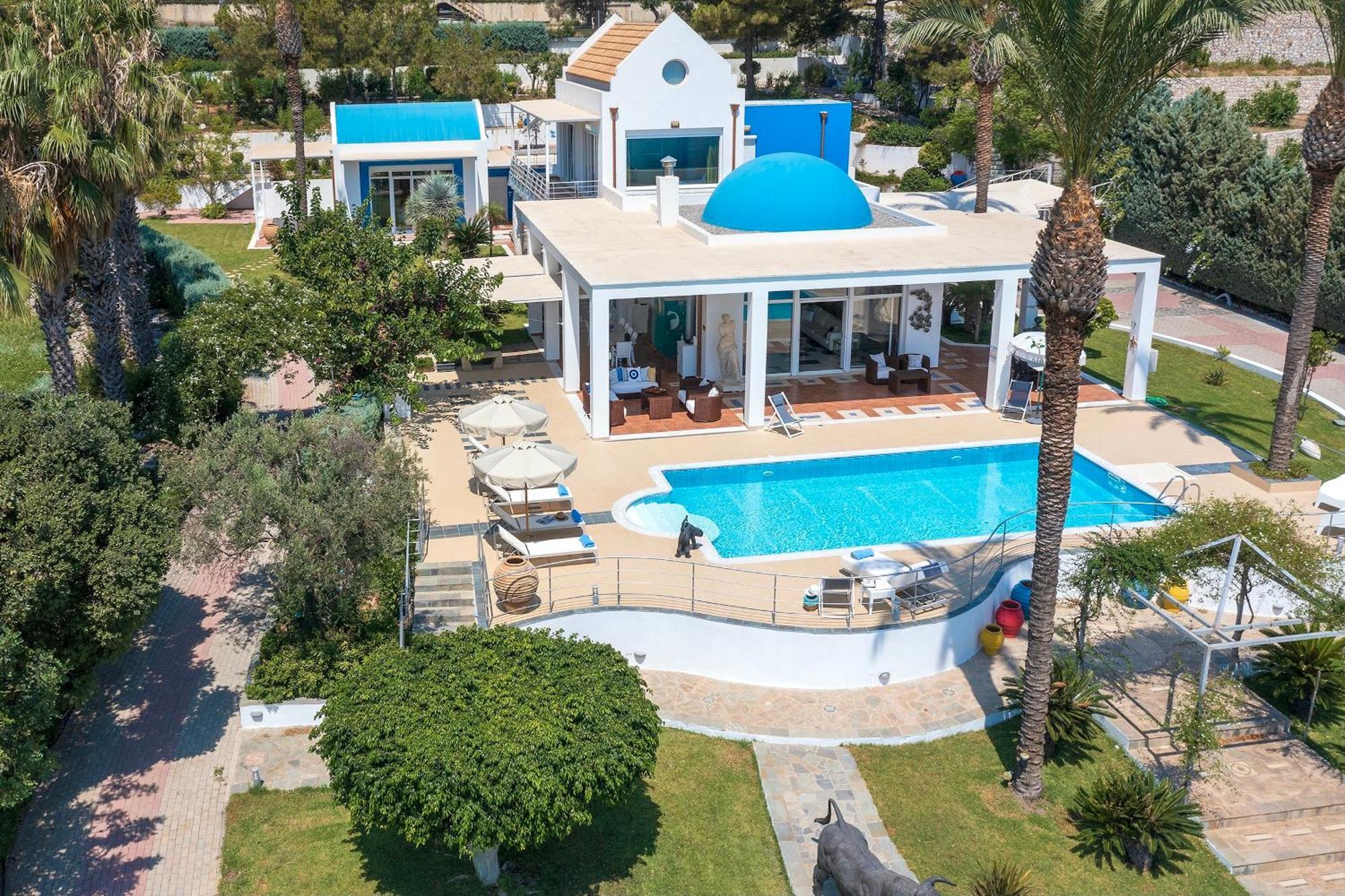 Grande Dame Villa Of Rhodes Asgourou エクステリア 写真